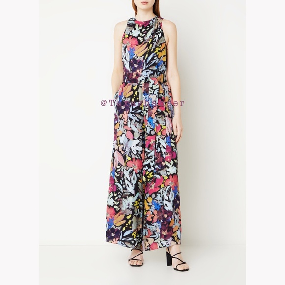 NWT Ted Baker Orta Jumpsuit Size 14 Black - Picture 9 of 15